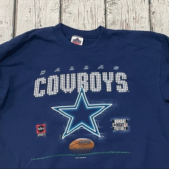 Vintage Dallas Cowboys NFL Football 1990s Sports Crewneck Sweatshirt - Picture 2 of 7